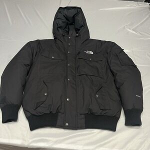 The North Face HyVent Puffer Jacket Men's Size Medium Black Gotham Goose Down